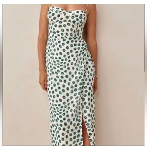 Reformation Kourtney Dress in Tapioca